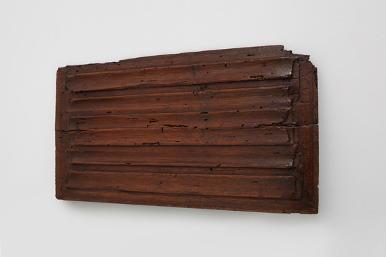 Image 1 of Belgisch gotisch eiken paneel uit de 16e eeuw