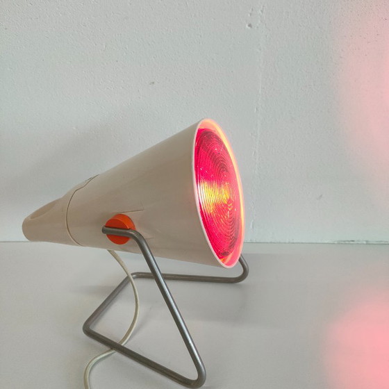 Philips Infraphil Hp3609 Lampada riscaldante Anni '60-'80, Lampade da tavolo, Plastica, Beige, Vintage (foto 9 di 12)
