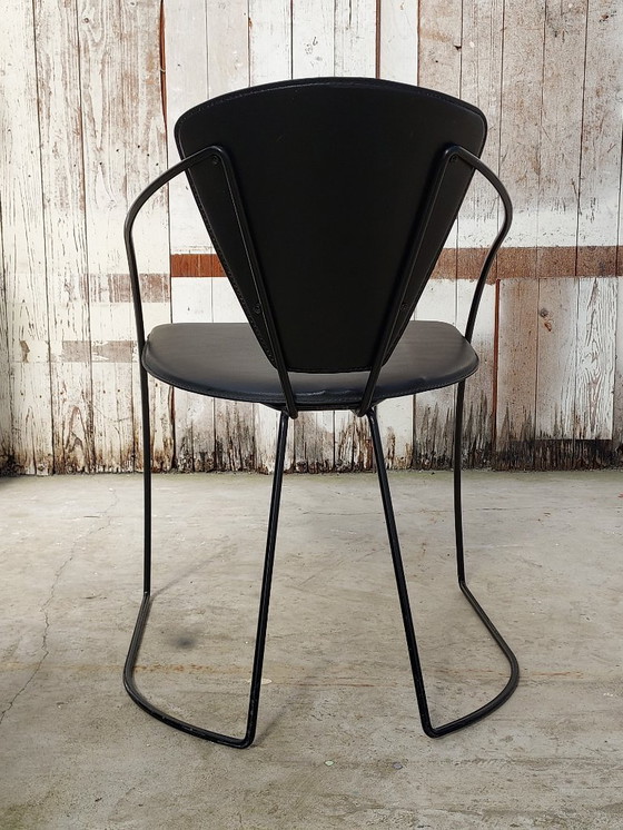 Image 1 of Set of 2 vintage "Linda" chairs - Arrben Italy, 1980s