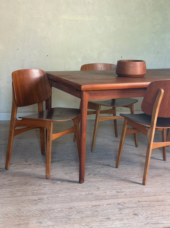 Image 1 of Vintage Scandinavian rectangular table in teak.