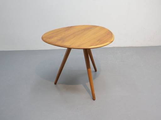 Vintage bijzettafel notenhout A.A. Patijn Firma Zijlstra