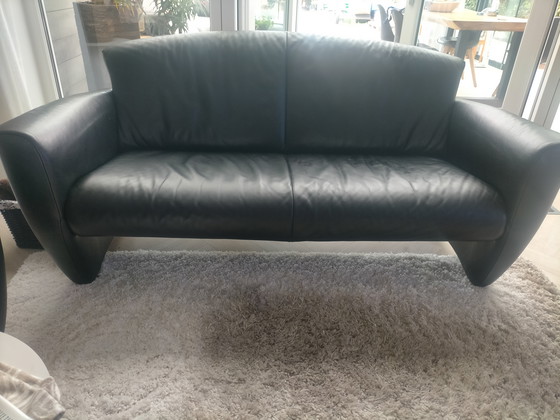 Image 1 of Jori JR3200 Divano di design 3+2 posti in pelle nera