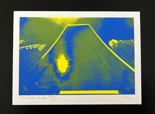 Screenprint Henk Van Der Vet - New York