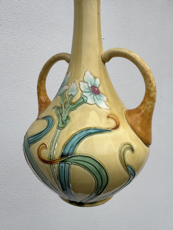 Image 1 of Jarrón de cerámica Art Nouveau de Gustave de Bruyn