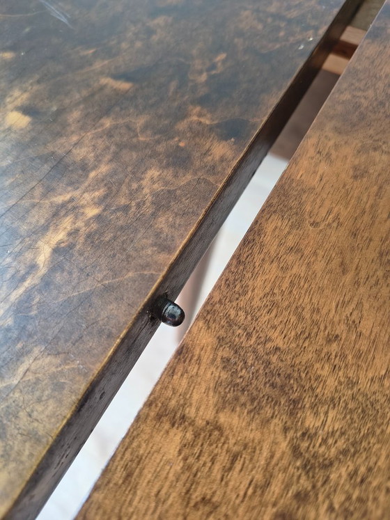 Tavolo da Pranzo Rotondo Allungabile – Mid Century anni '50-'60 – Tavoli da pranzo, Legno (photo 5 of 11)