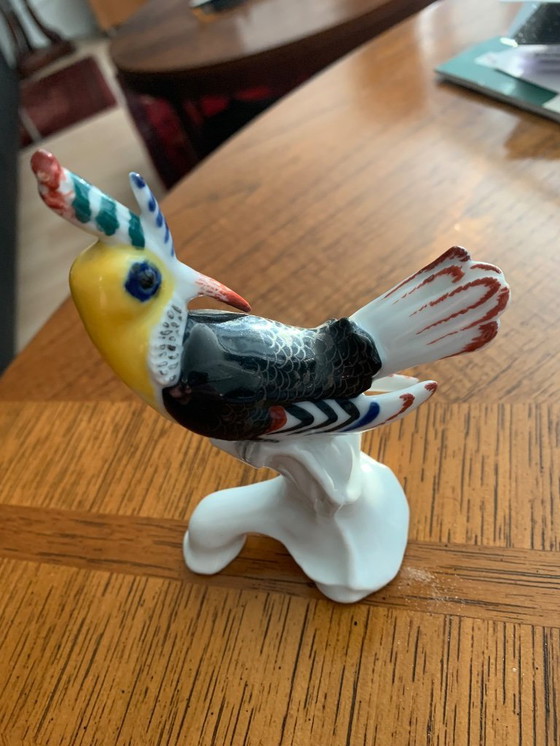 Image 1 of Petit Oiseau KAREL-ENS PORCELAINE, UNIQUE et RARE