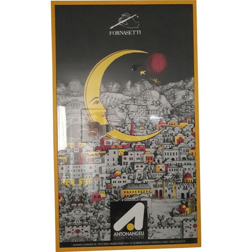 Vintage-Affiche Vintage Fornasetti par Antonangelini