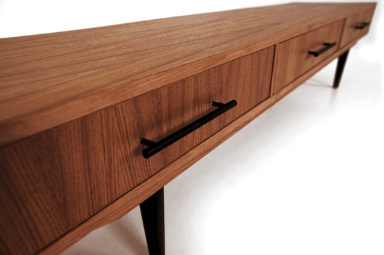 Image 1 of Lowboard 3 laden eiken gebeitst teak - L01