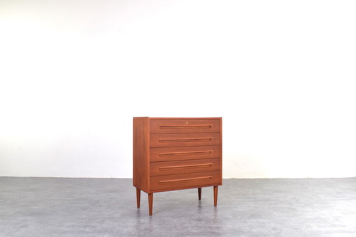 Commode en teck danoise du Mid Century, années 1960