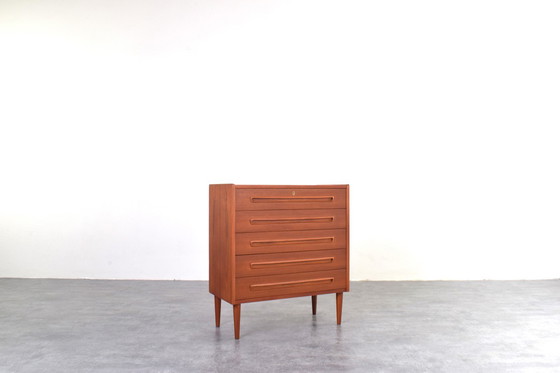 Image 1 of Mid-Century Danish Teak Chest of Drawers, 1960s