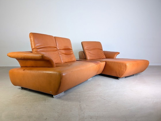 Image 1 of Original Koinor Avanti Sofa Couch aniline leather cognac design