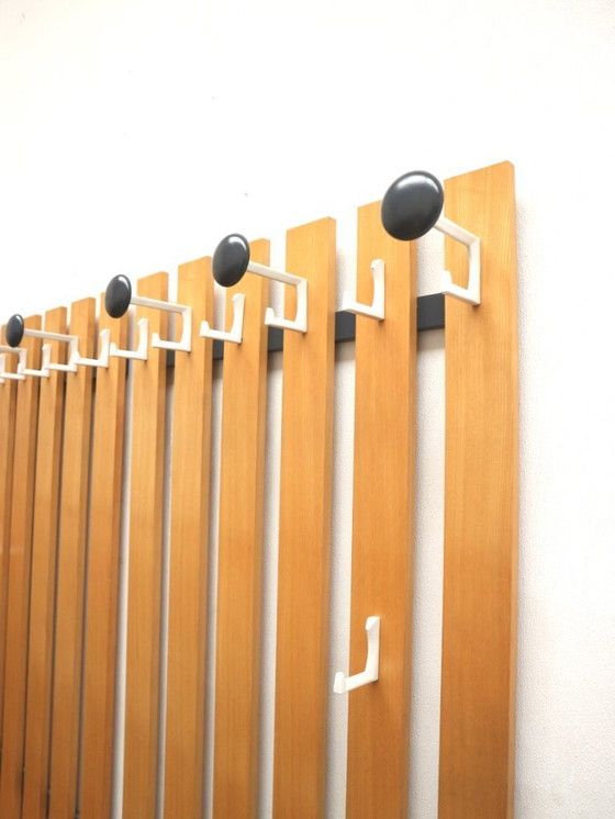 Image 1 of Large vintage coat rack with sideboard made in the 1970s