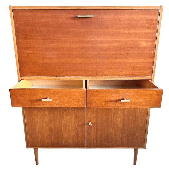 Image 1 of Vintage deens design mid-century secretaire kast 1960's