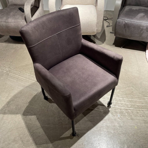 Ola Zorro Anthrazit-Set mit 4 Stück – Pronto Wonen, eetkamerstoelen, Plastic, Textile