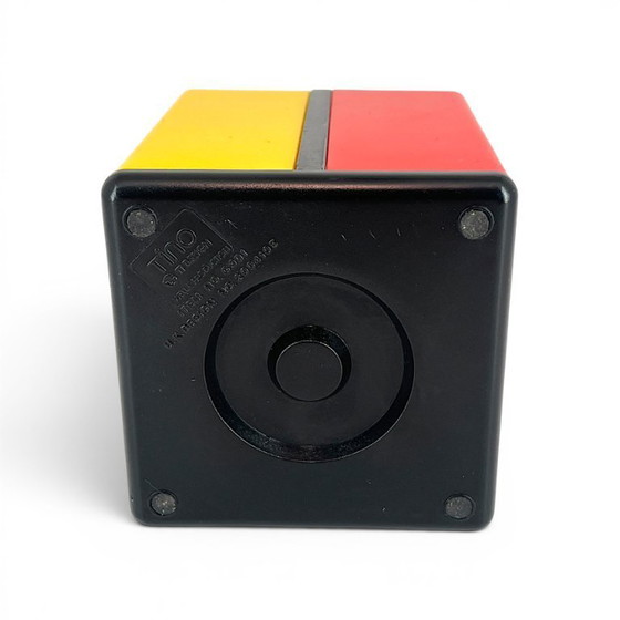 Image 1 of Porte-stylo vintage Tino TT Design – Style Memphis / Objet de design postmoderne des années 1980