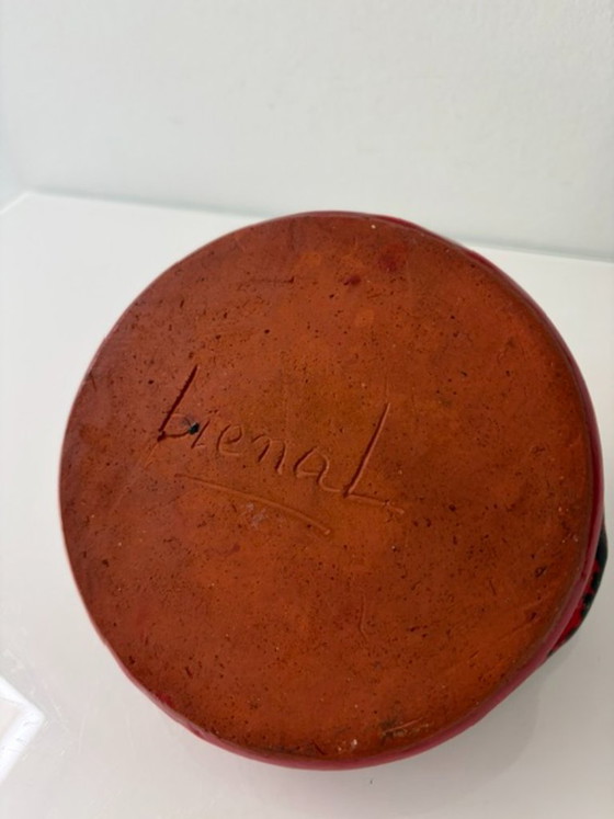 Expressive Brutalist Candle Holder with Glass Mosaic – Bienal, Ceramic (photo 8 of 15)