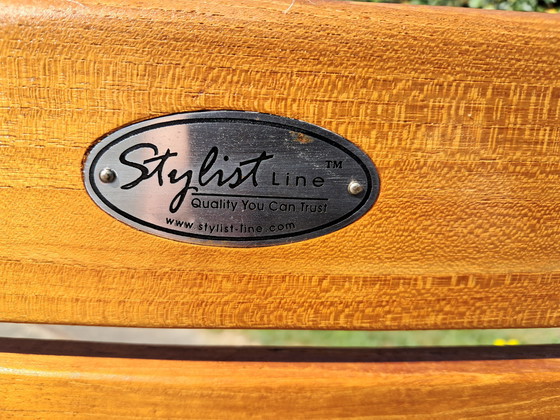 Image 1 of Stylist-Line Deckchair/Lounging Chair with Detachable Footrest and Cushion