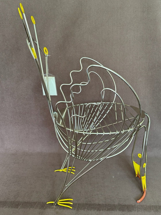 Riccardo Dalisi - Pavone, limited ZANOTTA Edition – Chairs and lounge chairs, Metal, Chrome (photo 7 of 13)