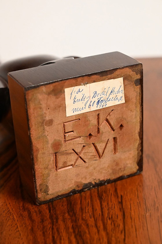 Image 1 of Scultura in legno di un uccello