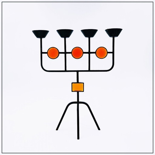 Swedish candlestick by Erik Hoglund and Hubbard Ander, 1960s