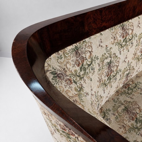 Image 1 of Canapé Biedermeier en placage de noyer