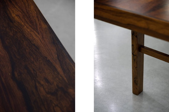 Image 1 of Table basse vintage en palissandre de style colonial danois moderne du milieu du siècle, années 1960