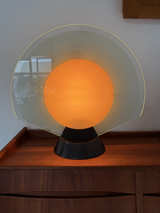 Image 1 of Lampada da tavolo postmoderna ‘Tikal’, Arteluce Italia ‘80