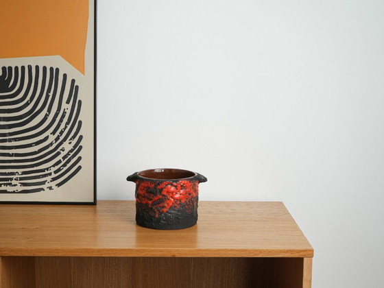 Image 1 of Ceramic vase, Fat Lava, German design, 1960s, made in Germany