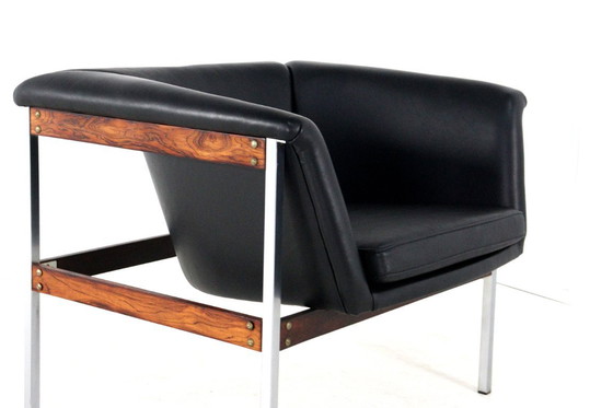 Image 1 of Geoffrey Harcourt voor Artifort fauteuil stoel model 042 vintage gestoffeerd