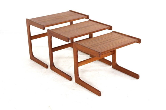 Image 1 of Salin Nyborg nesting tables bijzettafels vintage