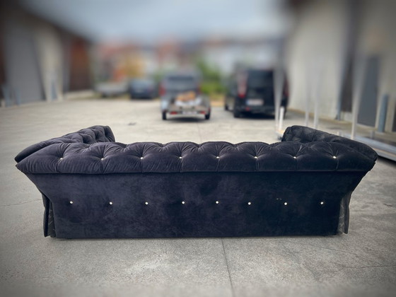 Bretz Marylin Divano 4 posti Nero – Divani 3 posti, Velvet (photo 5 of 7)