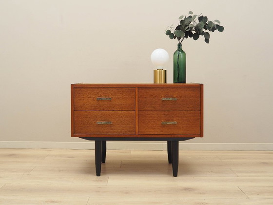 Image 1 of Teak chest of drawers, Danish design, 1970s, production: Denmark