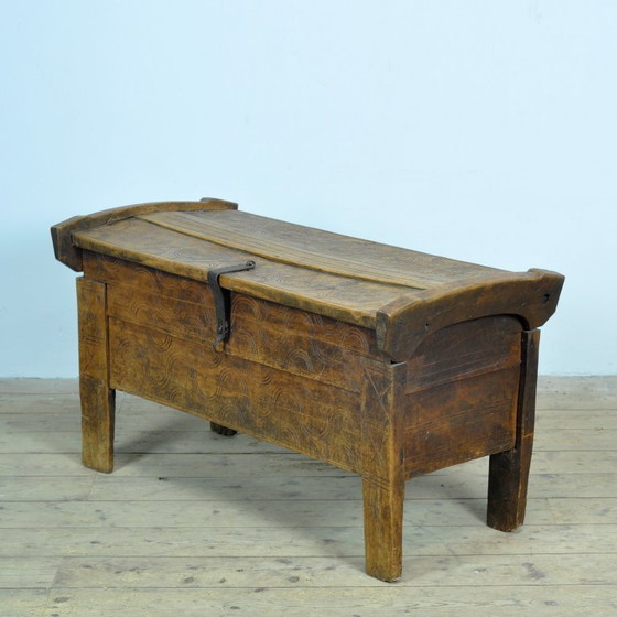 Image 1 of Antique Shepherd’s Chest, 1850’s