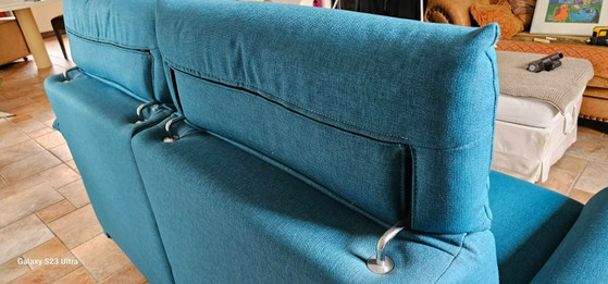 Mobilier De France COLOR – Luxe Designbank Met Verstelbare Arm- En Hoofdsteunen – 2 zitsbanken, Textile (photo 4 of 5)