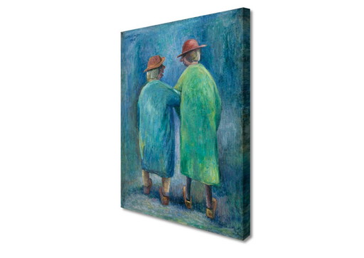 Jopie Huisman --The Backstory --(on canvas)