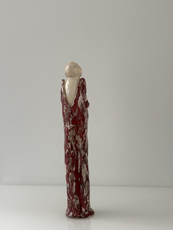 Image 1 of Ceramic statue of a pregnant woman