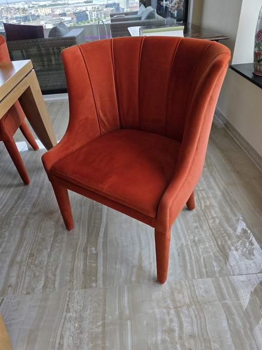 Velvet chairs
