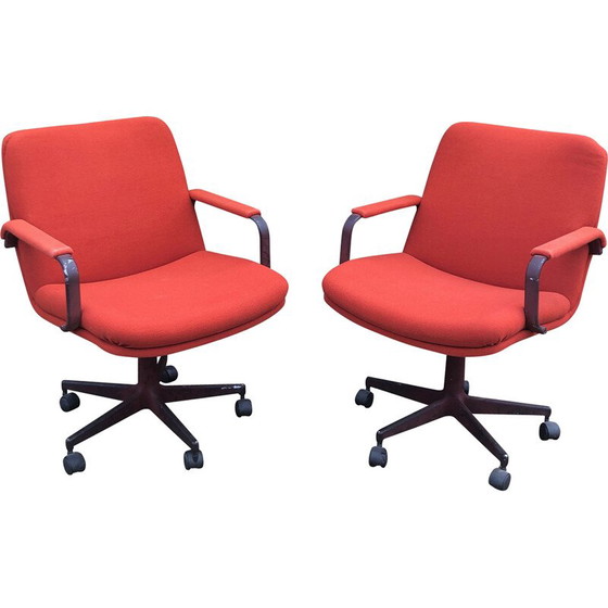 Image 1 of Pair of vintage armchairs by Harcourt for Artifort, 1980