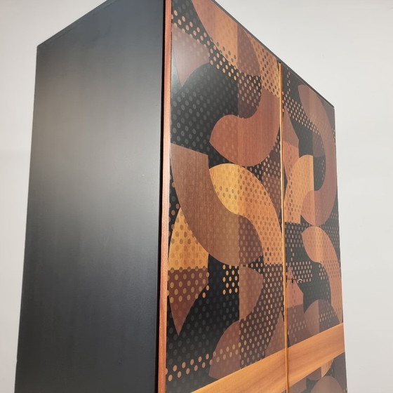 Image 1 of Vintage kledingkast 1970