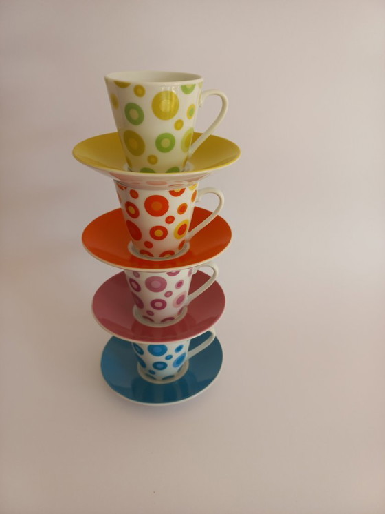 Image 1 of Tasses à expresso vintage, LBVYR, Yves Rocher