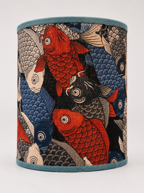 Image 1 of 1970s Jasba table lamp with koi motif