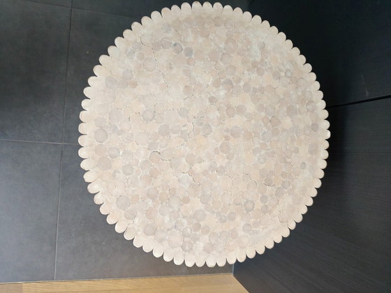 Image 1 of Mesa de ratán con forma de gavilla de trigo - McGuire