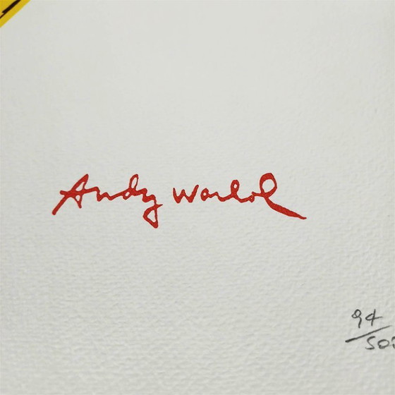 Image 1 of Litografia in edizione limitata di Andy Warhol, realizzata da CMOA e numerata a matita.
