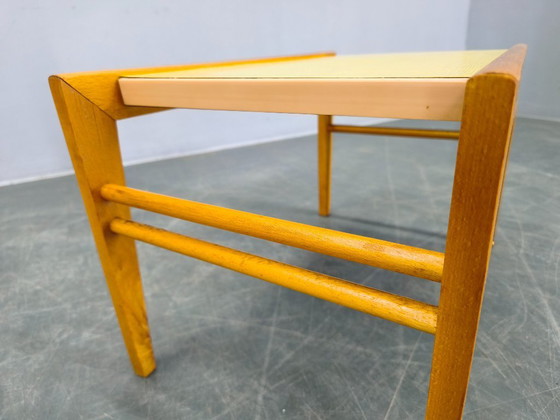 Image 1 of Portavasi in faggio stile metà secolo con piani Umakart, set anni '70