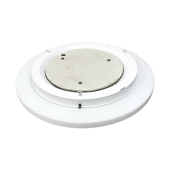 Image 1 of Peill & Putzler ceiling lamp – Germany, 1970s, opal glass, 40 cm, 3×E27