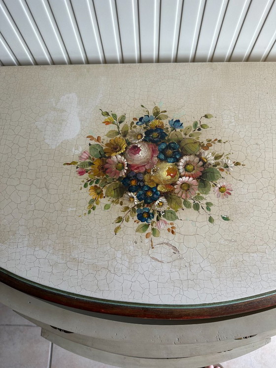 Image 1 of Elegante set di mobili per ingresso composto da 3 pezzi: mobili in stile veneziano (cassettiera, specchio, armadio)