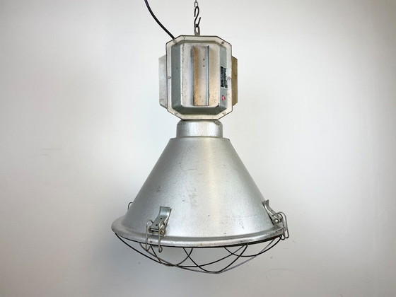 Image 1 of Industriële Poolse fabrieksplafondlamp van Mesko, jaren 90.
