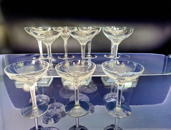 Image 1 of 10 Coupes à Champagne Brioso A.D. Copieur Koninklijke Leerdam