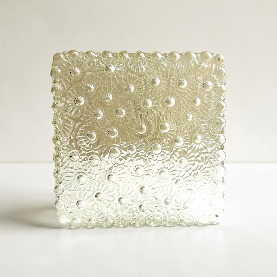 Image 1 of A large flush mount designed for both wall and ceiling application, in the 1970s.  This particular type of fixture tends to sit 