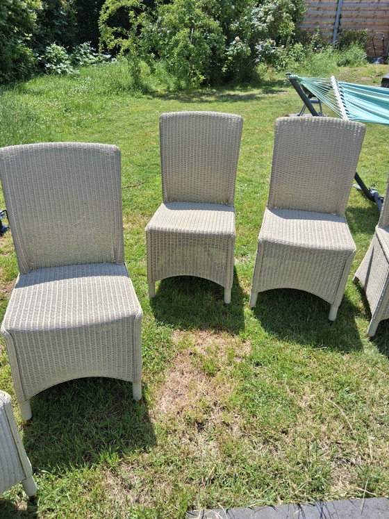 Image 1 of 6 sedie in rattan di Vincent Sheppard Design